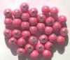 34 8mm Round Pink Miracle Beads